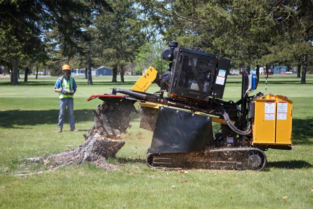 Rent stump grinders 75hp