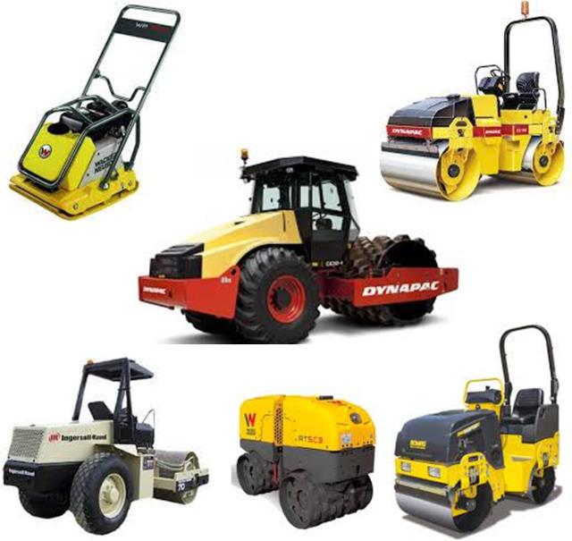 Rent compaction equipment